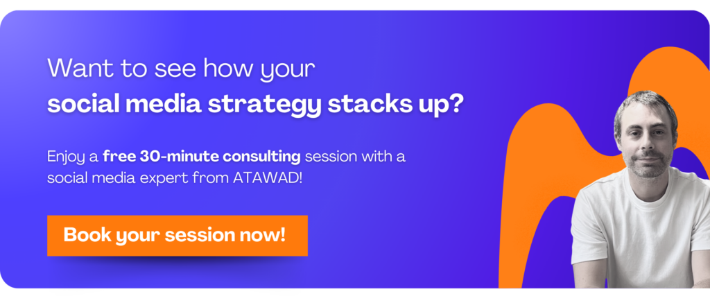 Enjoy a 30-minute consulting with a social media expert from ATAWAD